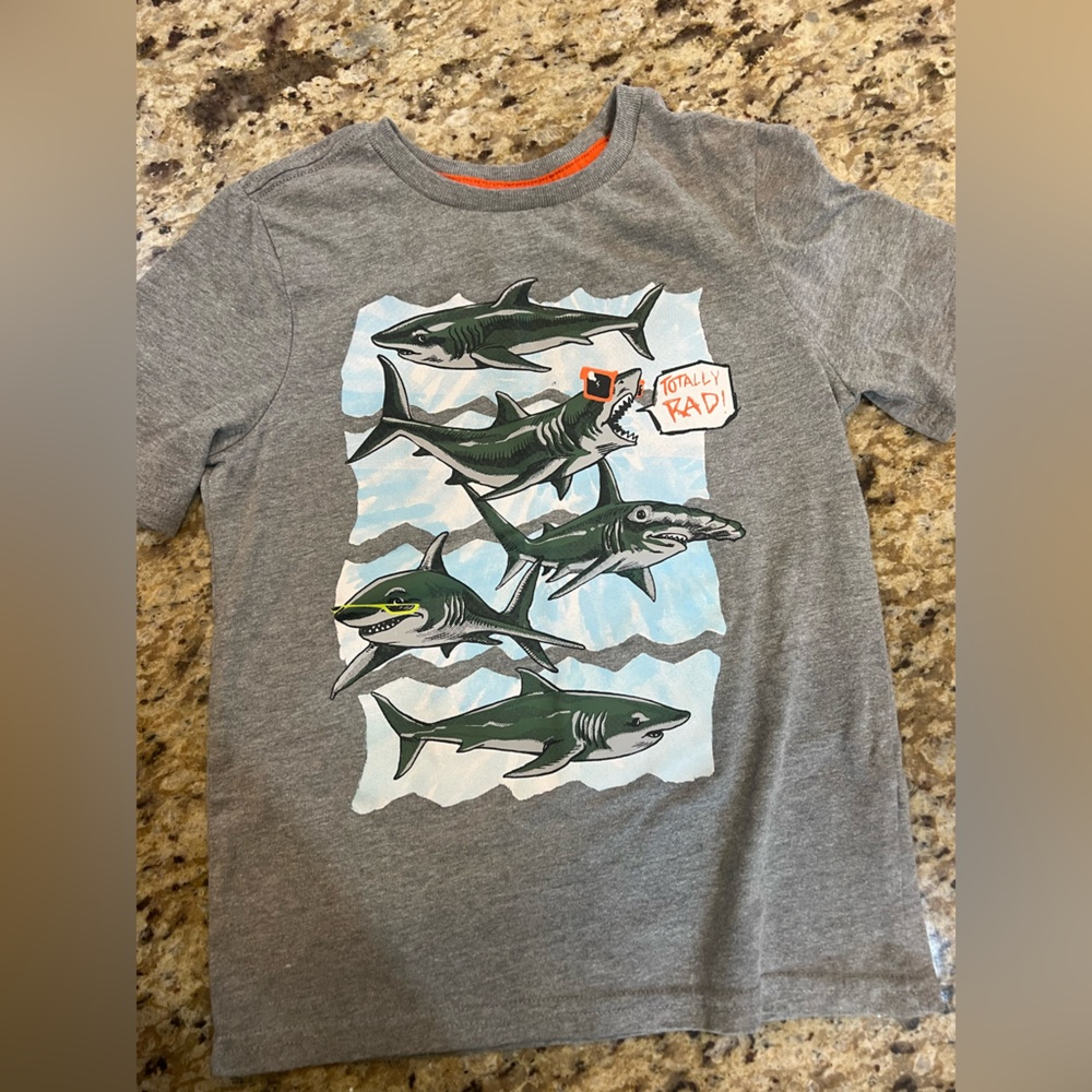 Totally Rad Shark Adventure Kids Tee